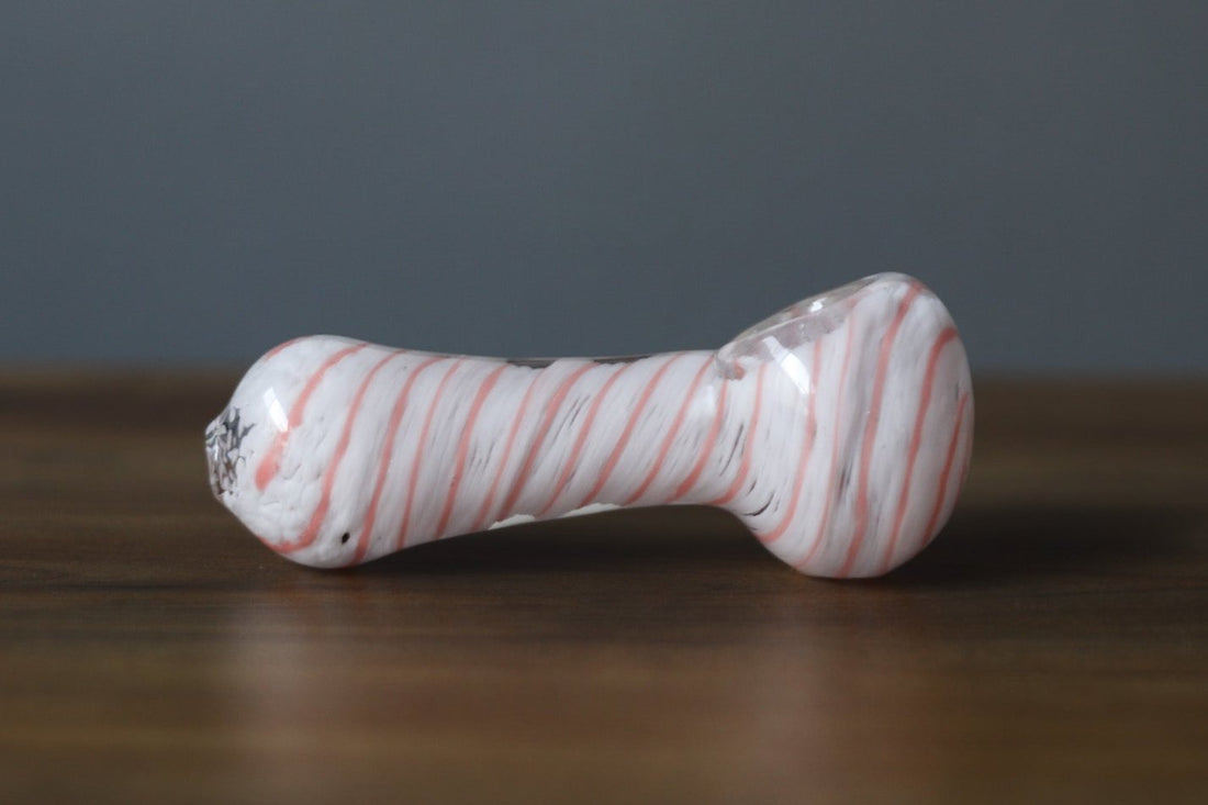 Pink Twist Glass Pipe