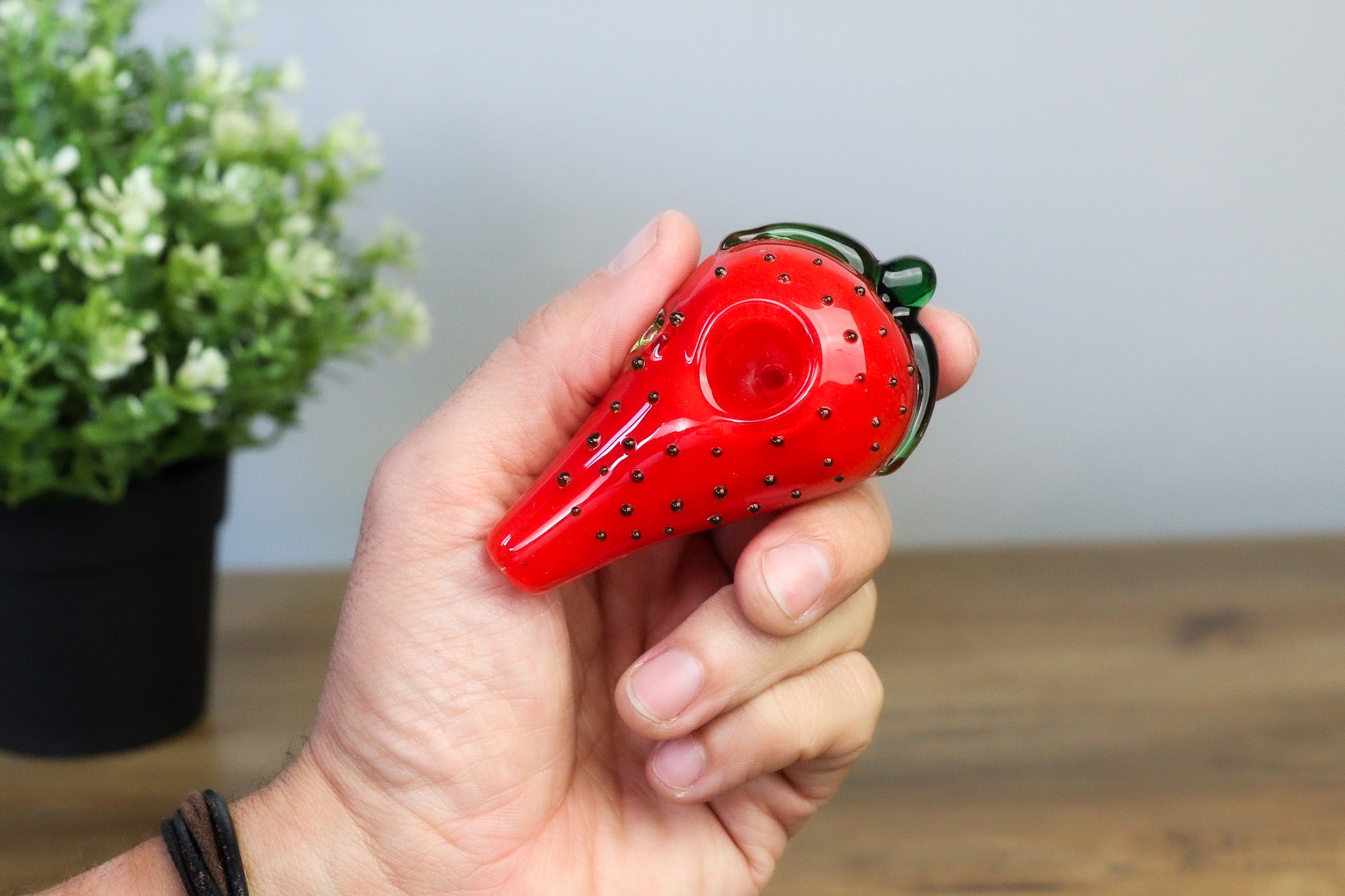 Strawberry Bliss Glass Pipe