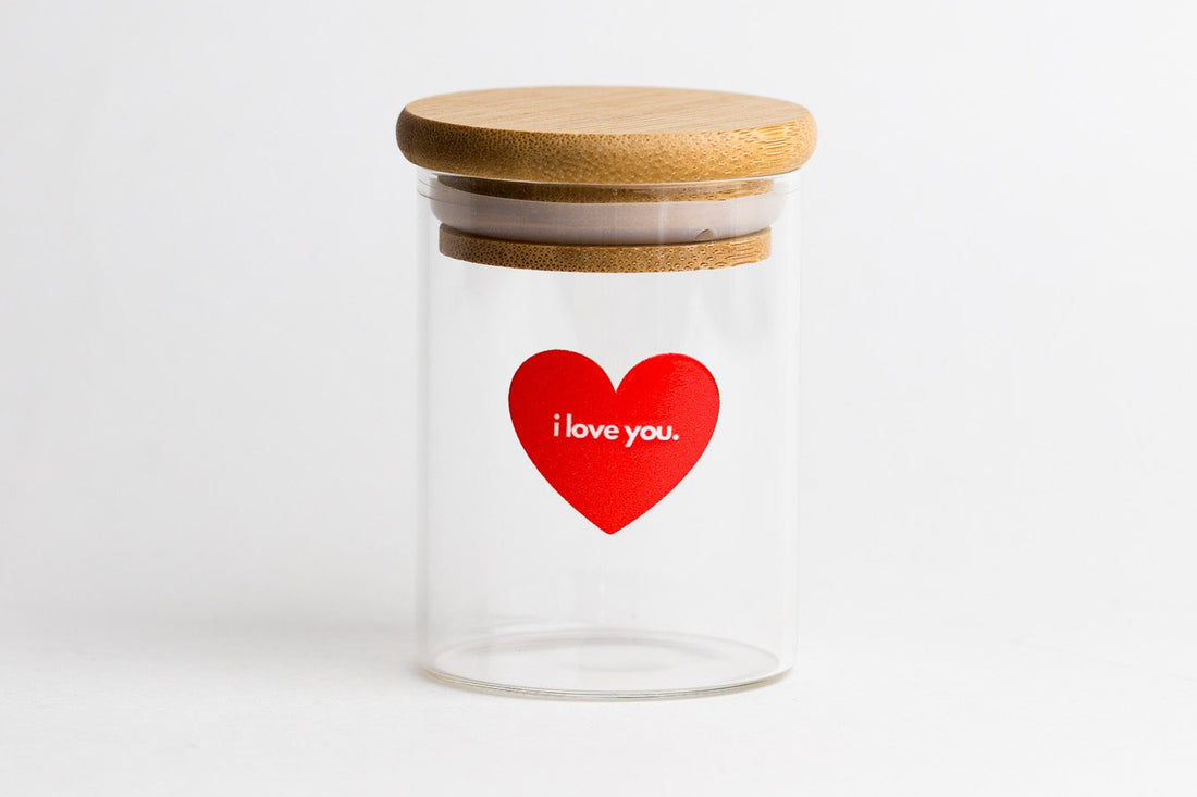 I Love You Stash Jar