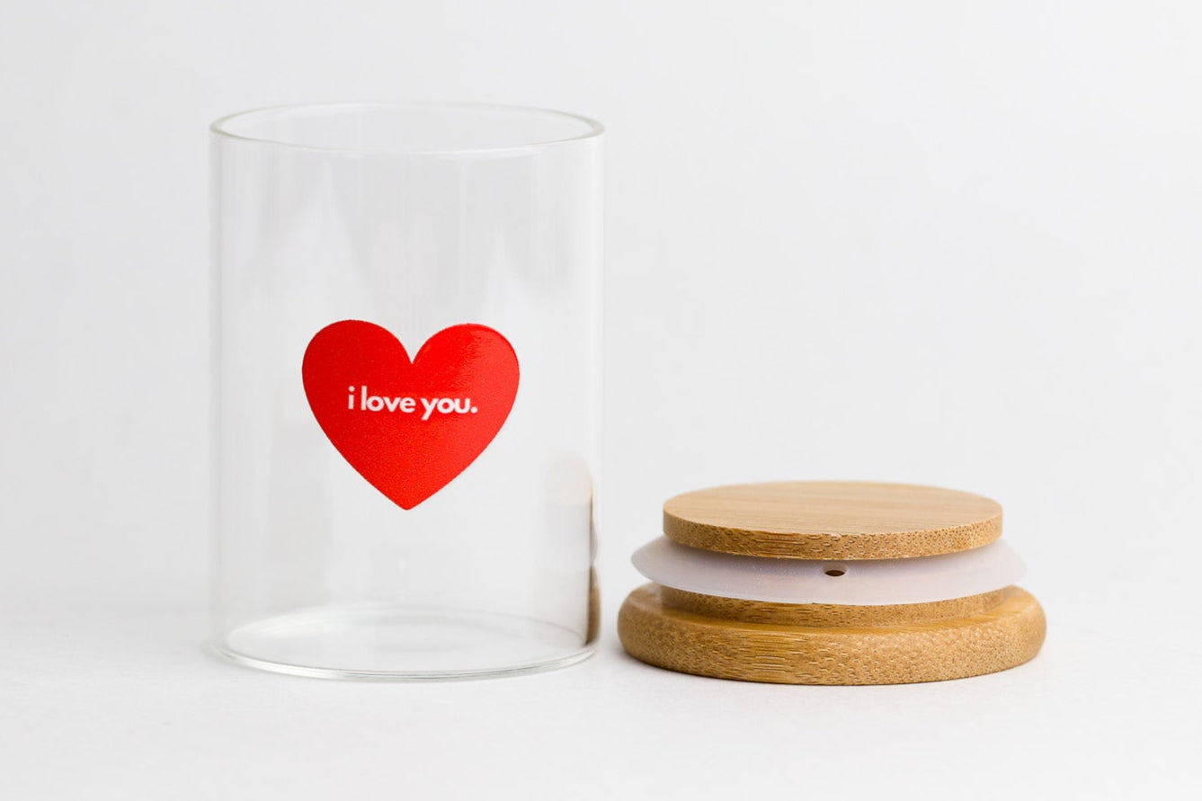 I Love You Stash Jar