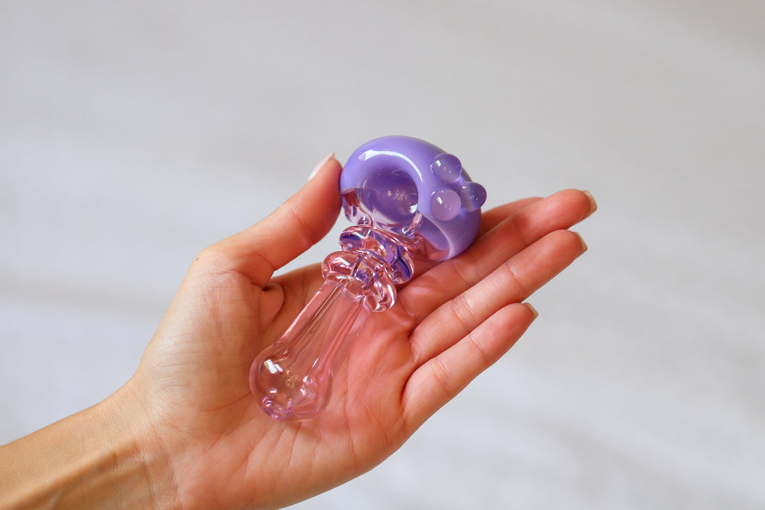 Amethyst Ring Glass Pipe