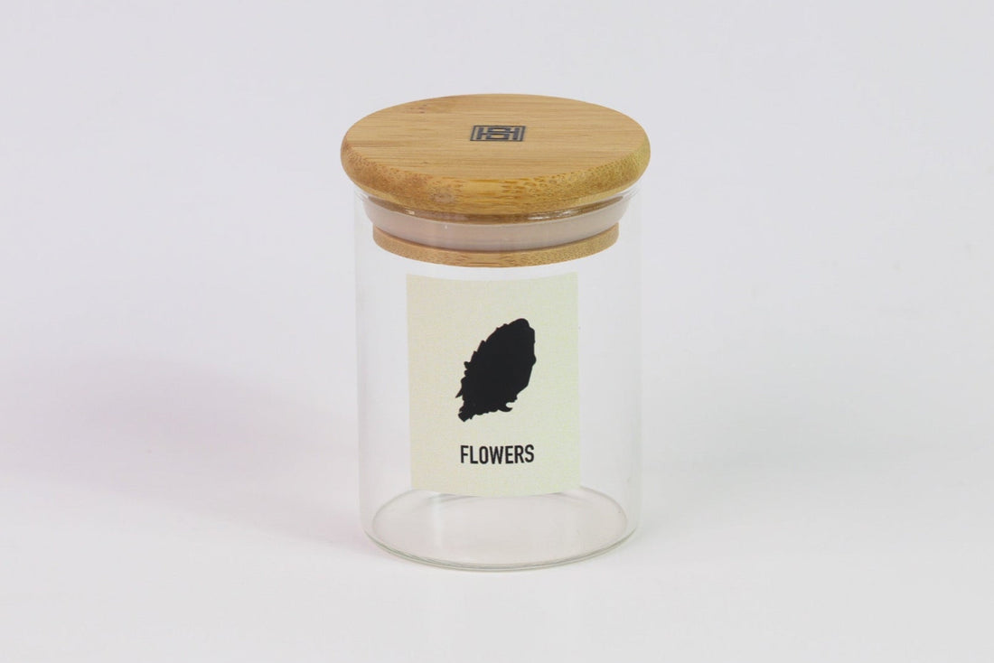 Flowers Stash Jar
