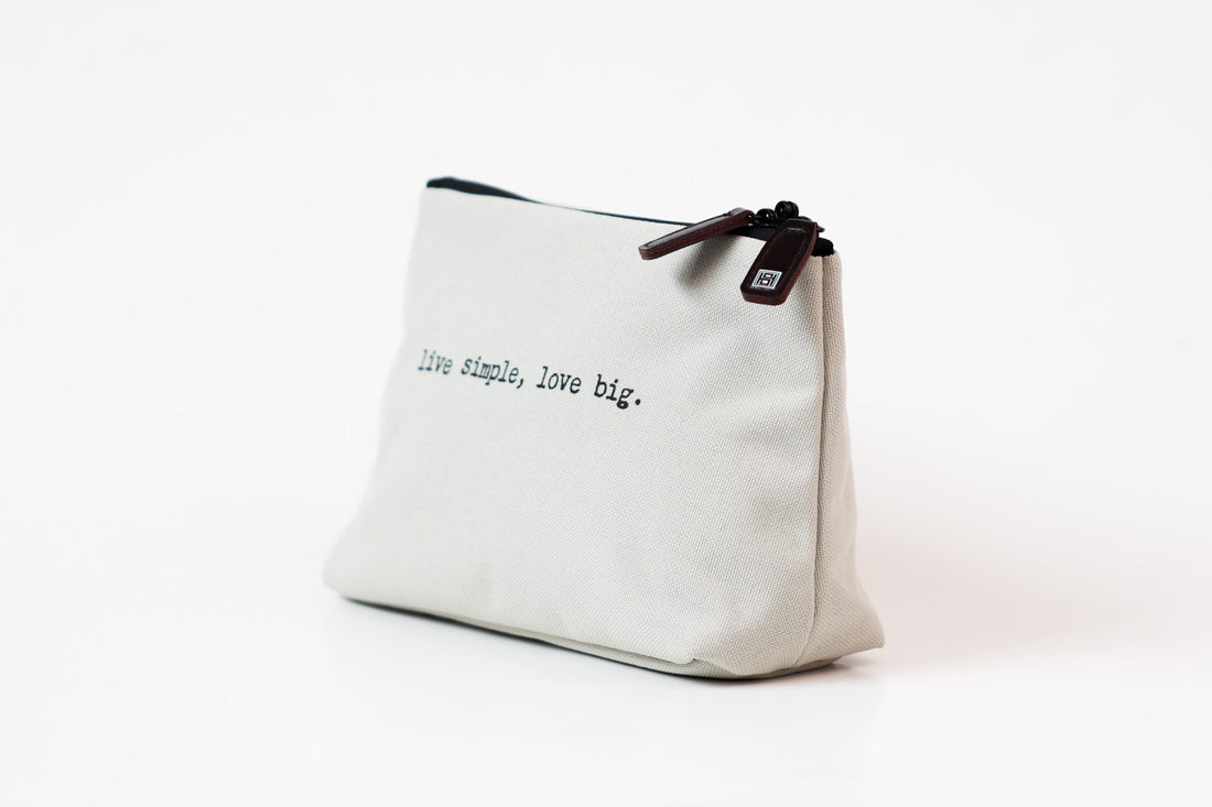 Live Simple, Love Big – Stash Bag