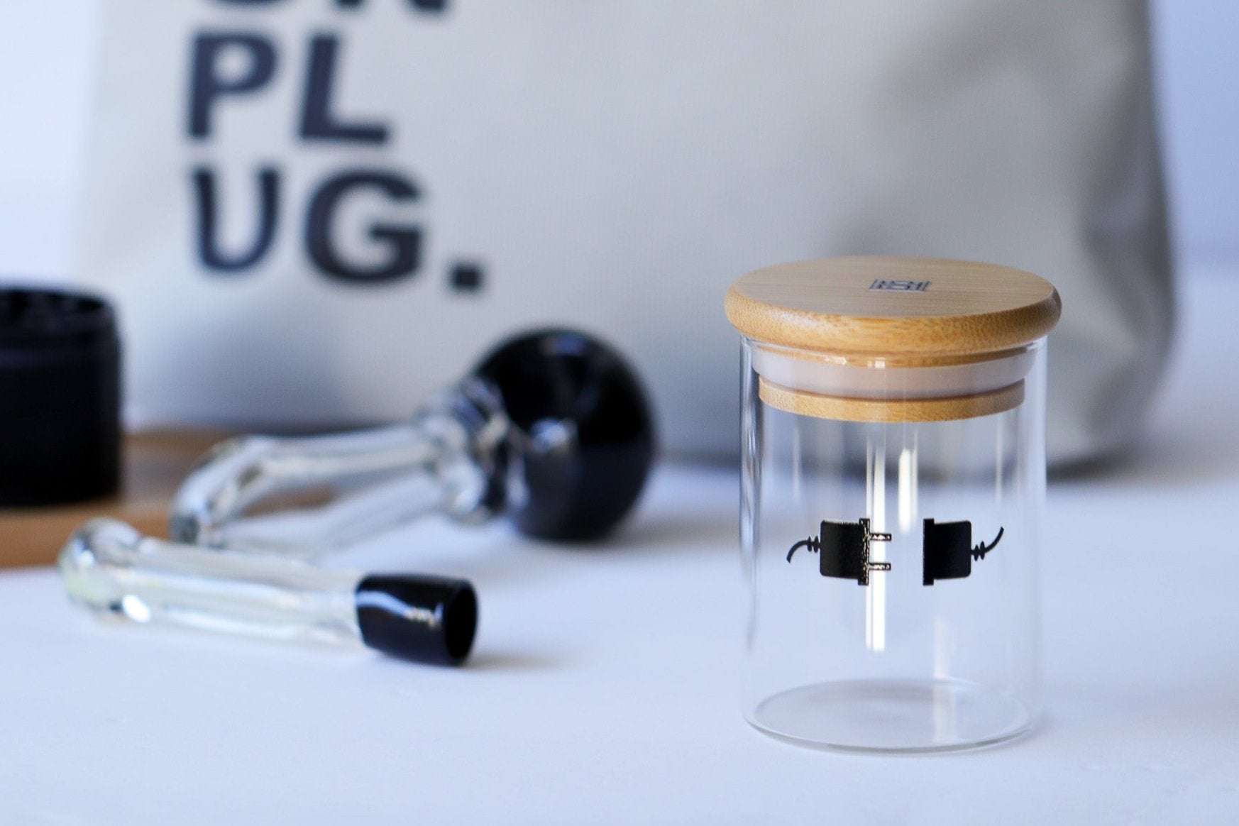 Unplug Stash Jar