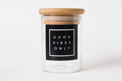 Good Vibes Stash Jar