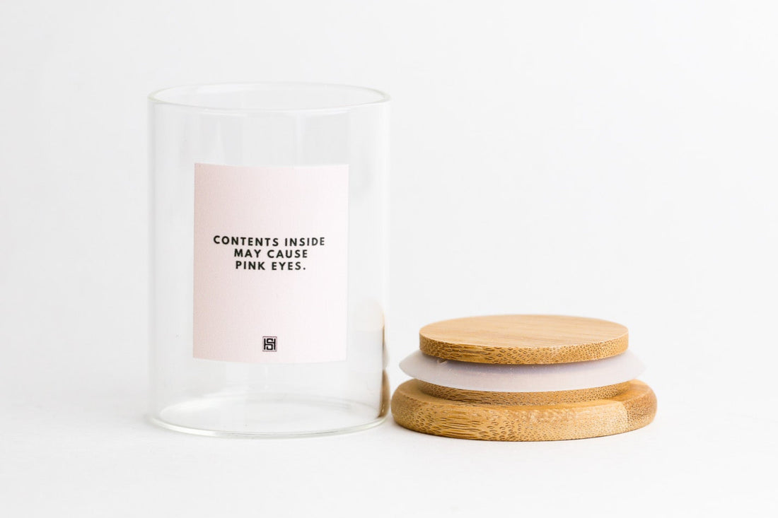 Pink Eyes Stash Jar