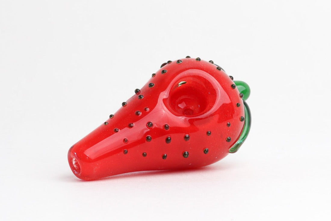 Strawberry Bliss Glass Pipe