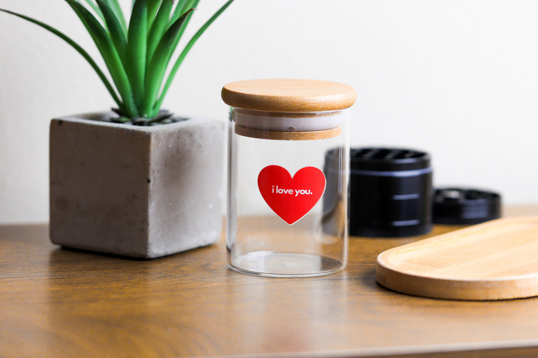 I Love You Stash Jar