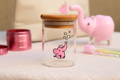 Ellie-Puff Stash Jar