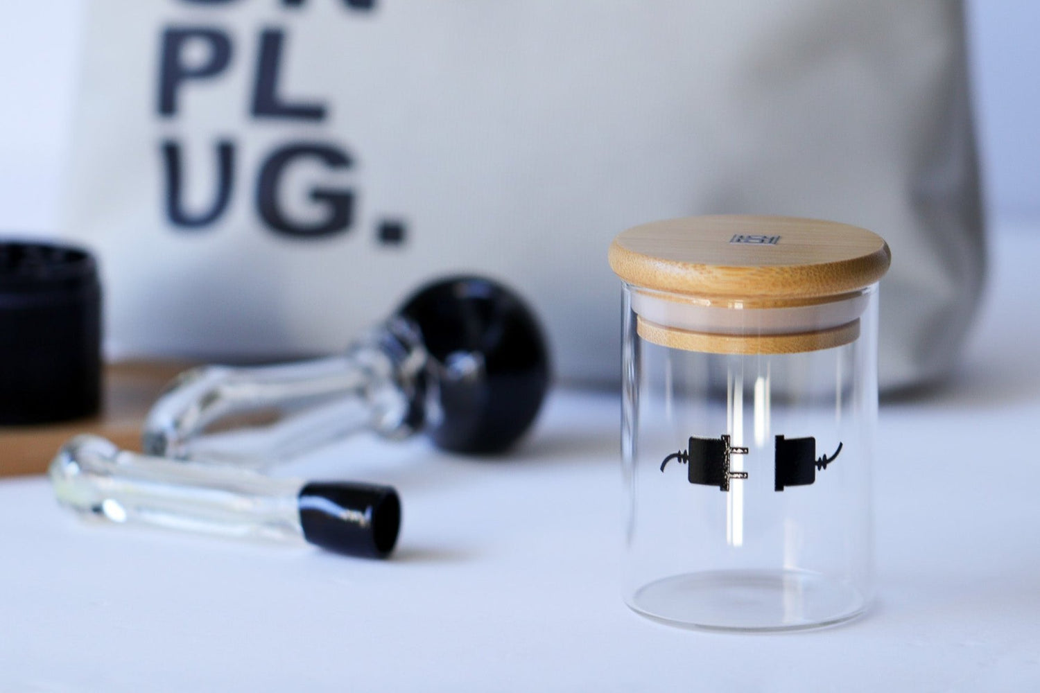 Unplug Stash Jar